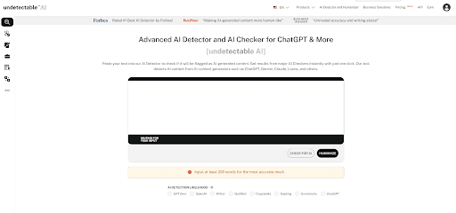 Undetectable AI